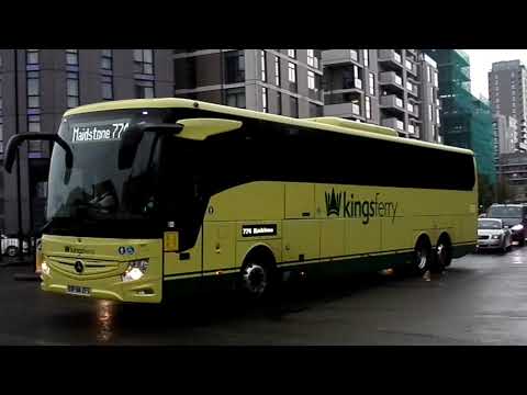 Mercedes Tourismo The Kingsferry (National Express) 517 BF68ZFE on Service 774 at Poplar, All Saints
