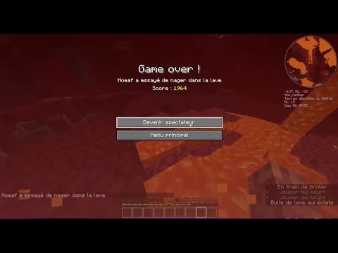 Noeaf - Minecraft Hardcore death (tragic)