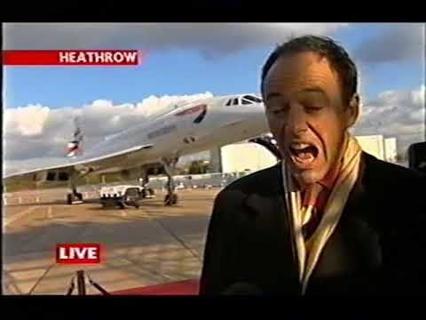 Concorde's Final Passenger Flight October 2003 'live' coverage