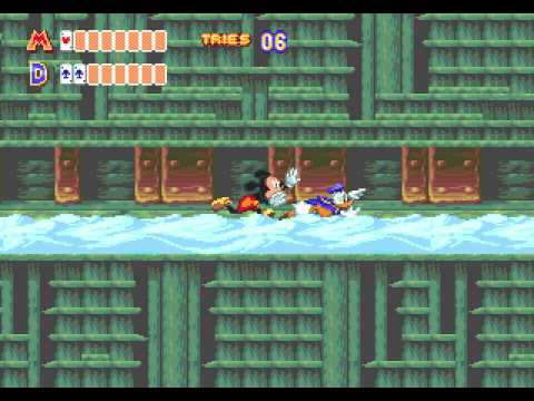 World of Illusion starring Mickey Mouse and Donald Duck Megadrive