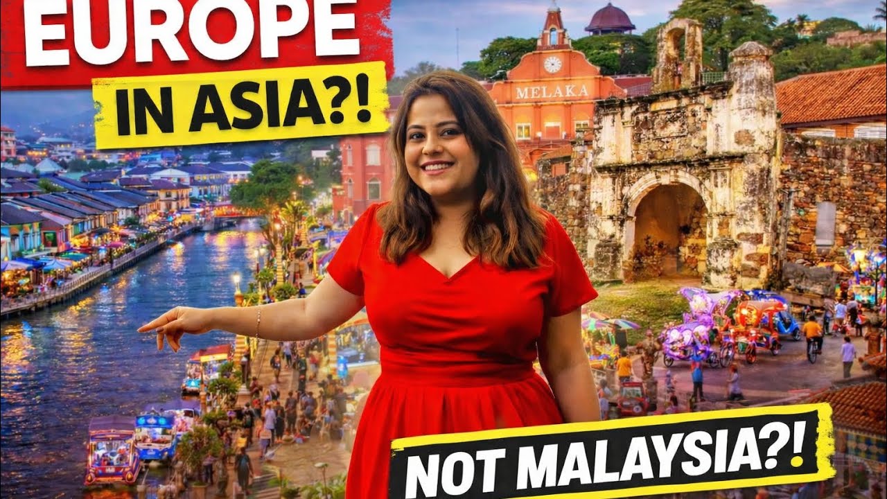 This City Feels Like Europe… But It’s in Asia 😱 | Melaka Travel Vlog 