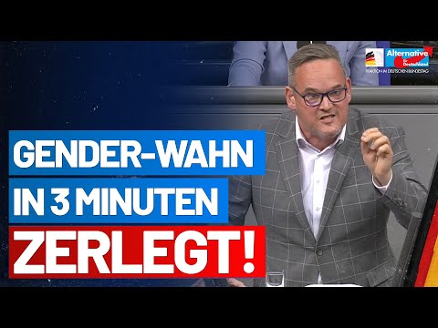 Gender-Wahn in 3 Minuten zerlegt! - Martin Reichardt - AfD-Fraktion im Bundestag