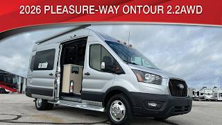 A preview image of the linked video showcasing 2026 Pleasure-way Ontour 2.2AWD