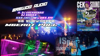 Download lagu live BREWOG AUDIO ft.DJ Ghea, DJ Andika dencer. Diva ayu - Icha chellow  || Sebani, Tarik, Sidoarjo mp3