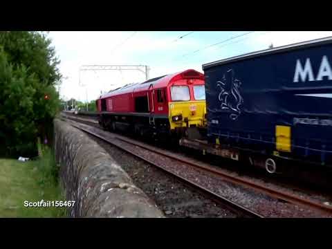 DB 66001 446C 1927 Grangemouth Tdg to Daventry (Coatbridge Central) 12/07/18