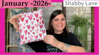 January -2026- Shabby Lane T-Shirt of the month club unboxing