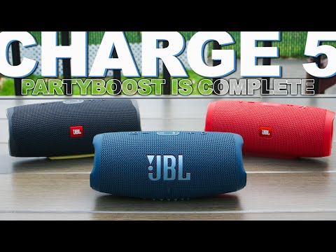 JBL Charge 5 Rožinė video