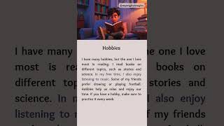 Hobbies | English Speaking Practice #englishspeaking #englishlearning #englishlanguage