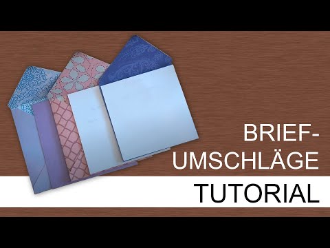 Tutorial: quadratische Briefumschläge mit dem Efco Mini-Falzbrett  | Carmens bunte Bastelwelt