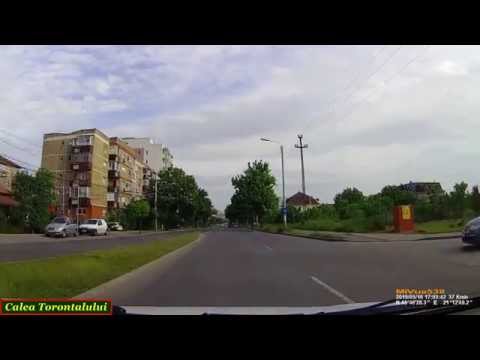 Driving in Timişoara:  Calea Torontalului - AEM. (Timelapse 2x)