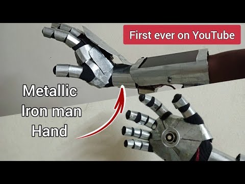 Real Life Iron man hand of Metal/Smart Hand/Award winning Project/Inspire Award|Science day special