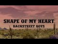 Backstreet Boys Shape Of My Heart Lyrics