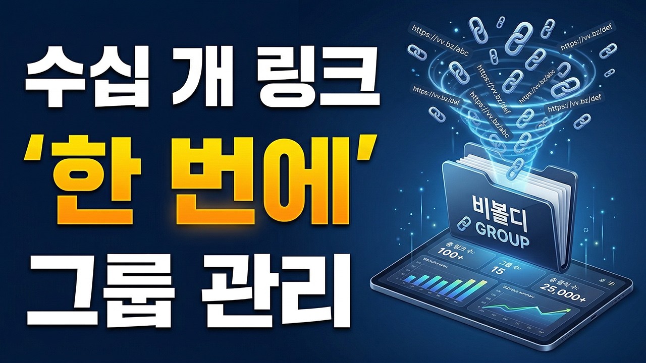 효율적인 단축 링크 그룹 관리 가이드: 캠페인 통합 통계 및 일괄 보안 설정