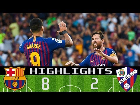 FC Ваrсеlоnа vs SD Нuеsса 8−2 Hіghlіghts 2/9/2018 ⚽