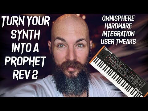 BLEND WAVESHAPES LIKE A PROPHET REV2 on your Synth - OMNISPHERE Hardware Integration User Tweaks