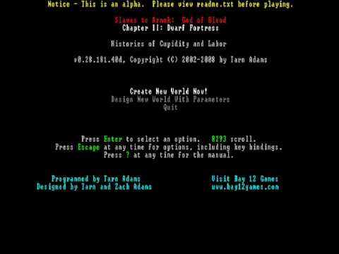 Dwarf Fortress - Menu Music