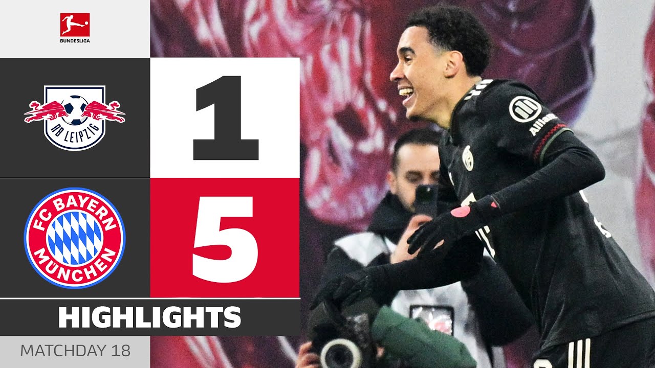 MUSIALA-Comeback! | RB LEIPZIG - FC BAYERN | Highlights | Matchday 18 – Bundesliga