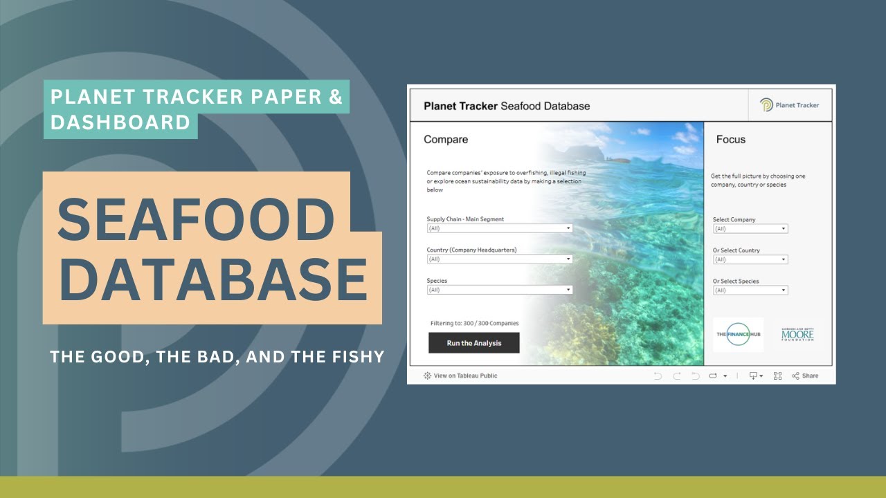 Seafood Database: The good, the bad, and the fishy