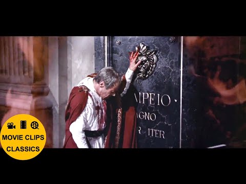 Cleopatra (1963) - Julius Caesar is assassinated