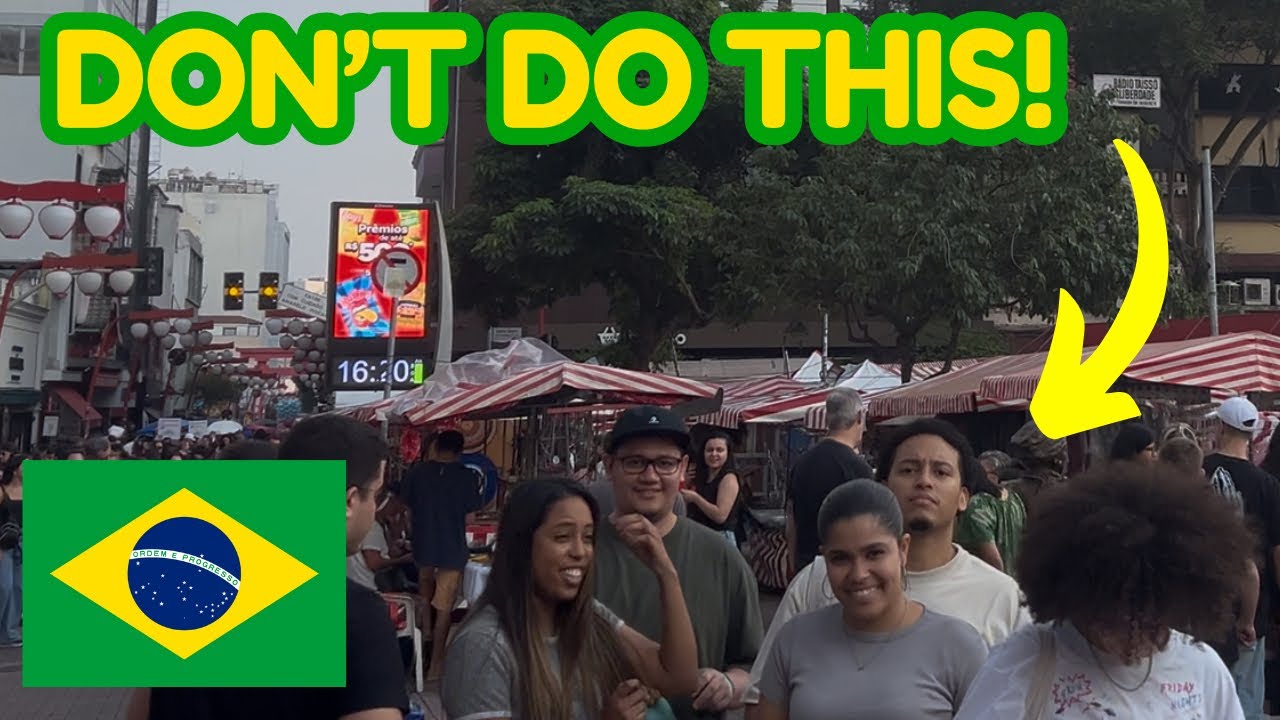 ❌ 5 things you MUST NOT do when you travel to SÃO PAULO Brazil! 🇧🇷