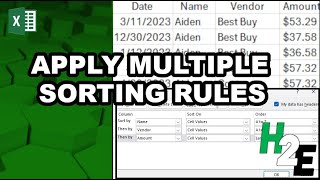 Download the video "Apply Multiple Sorting Rules in Excel"
