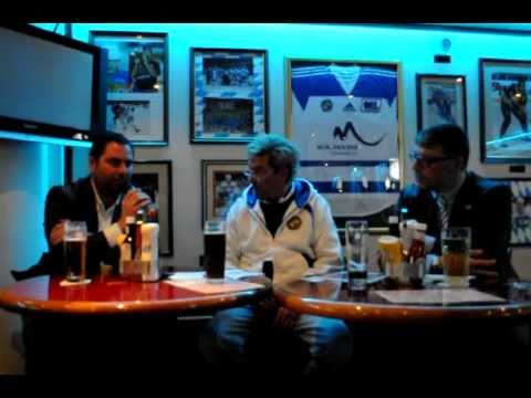 EHC-Talkrunde in der Champions Sportsbar im München Marriott Hotel
