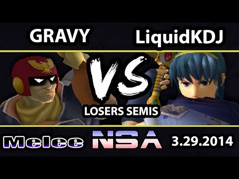 Northeastern Smash Attack 2 - Gravy (Captain Falcon) Vs. KoreanDJ (Marth) - Losers Semis