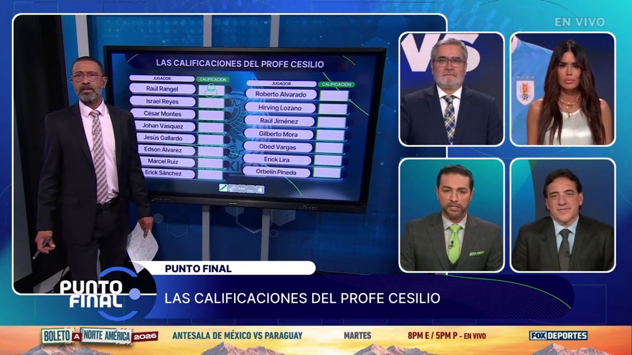 🧐🇲🇽 Calificando a cada jugador de la SELECCIÓN MEXICANA frente a URUGUAY | Punto Final