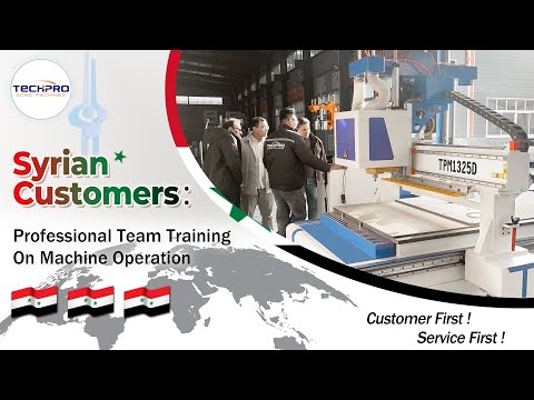 Nesting CNC Router Live Demo for Syrian Customers!