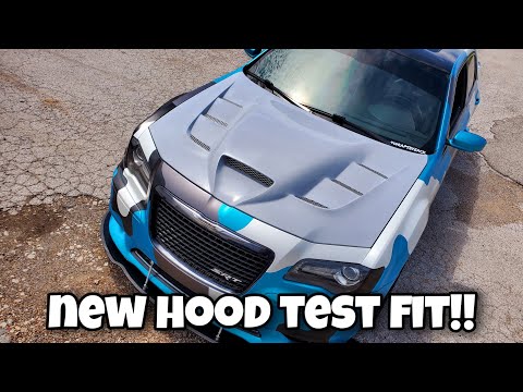 Chrysler 300 Style Viper Hood Test Fit | BMC Extreme Customs Hornet Hood