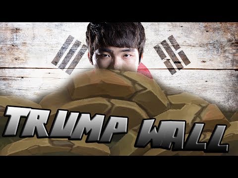 Faker With the Trump Wall | Darshan Clean Poppy Play | MikeYeung - LoL Funny Stream Moments #177
