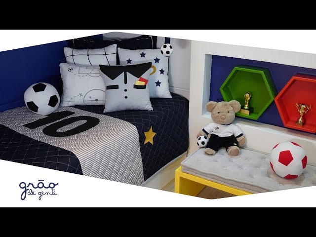 TOUR PELO QUARTO INFANTIL FUTEBOL | Grão de Gente