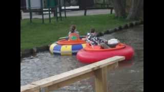 preview picture of video 'My Sister on the Bumper Boats at Primrose Valley Holiday Park, 15/04/2012'