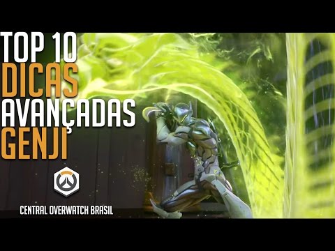 TOP 10 DICAS pra jogar de GENJI ft. Art - Central Overwatch Brasil