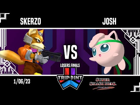 Tripoint Smash 174 - Losers Finals - Skerzo(Fox) Vs. Josh(Jigglypuff)