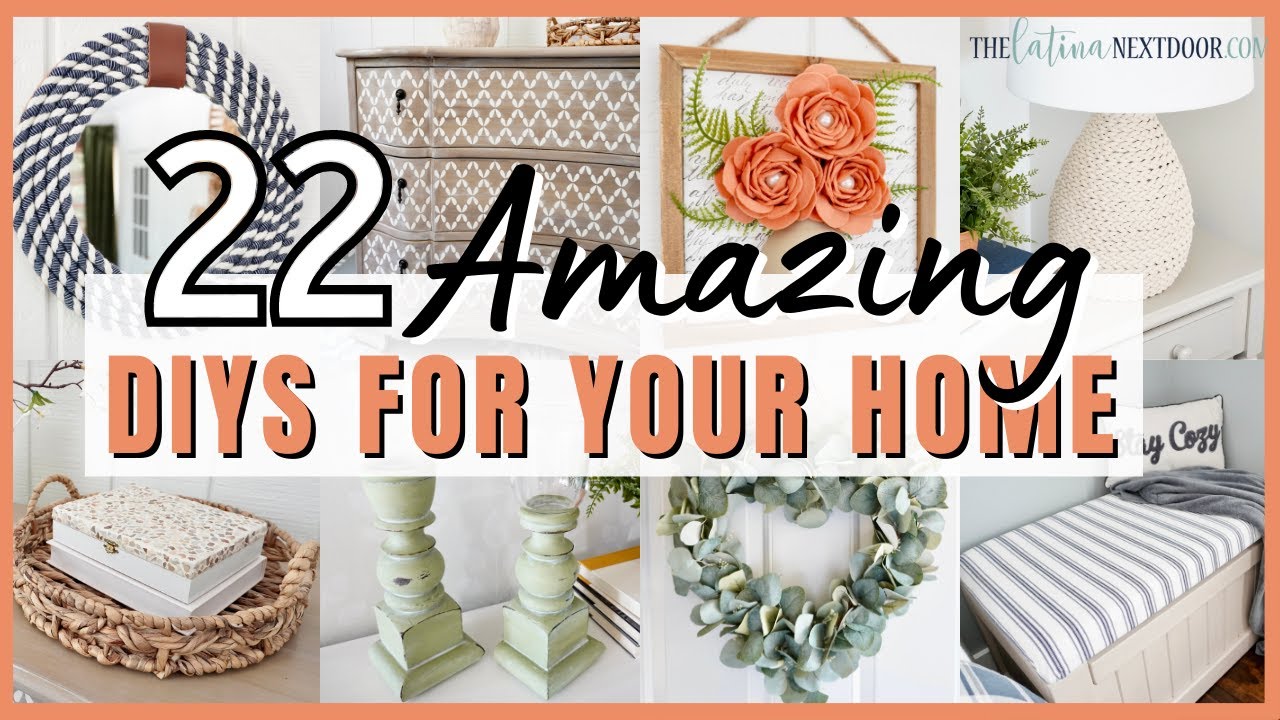22 Best DIY Home Decor Projects of the Year: Budget-Friendly & Easy to Make
