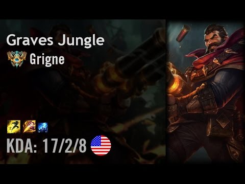 Graves Jungle vs Hecarim - Grigne - NA Challenger Patch 6.14
