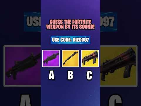 🤔GUESS THE FORTNITE WEAPON BY ITS SOUND