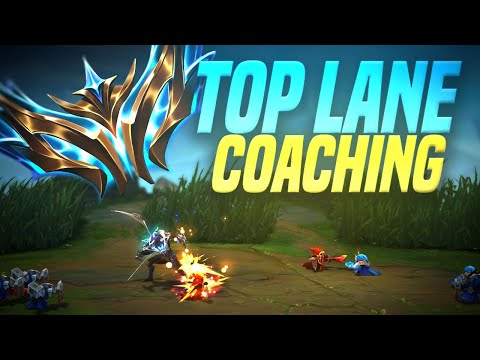 40 minutes of challenger top lane coaching in season 13