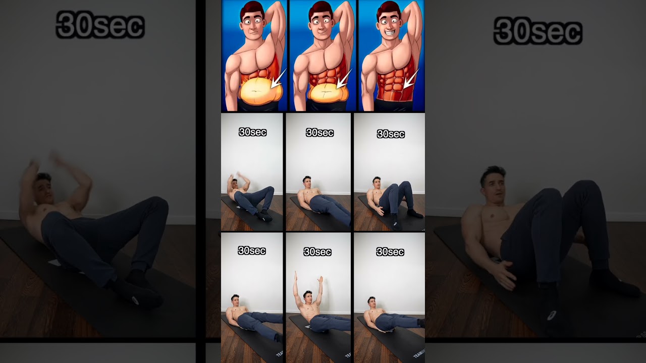 Best home workout to lose belly fat at home !! 😱