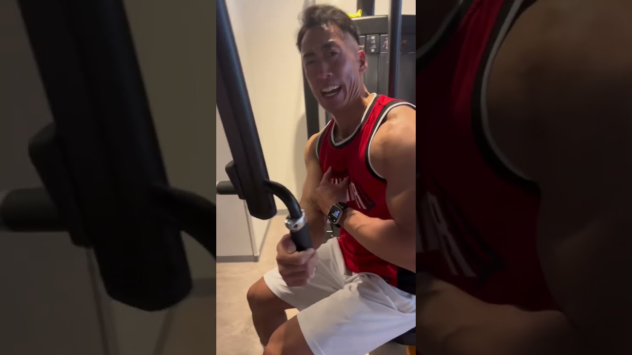 【ガチ胸トレ】ワンハンドペックフライ　#Shorts #筋トレ #プロテイン #トレーニング