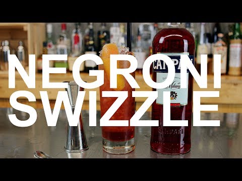 Negroni Swizzle – Steve the Bartender