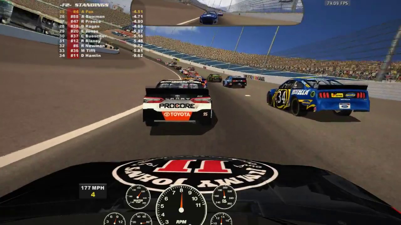 NR2003: 2019 test video roof cam edit and physics