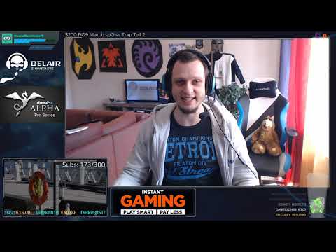 $200 Bo9 Match soO vs Trap Teil 2 Starcraft 2 Alpha X Promatch