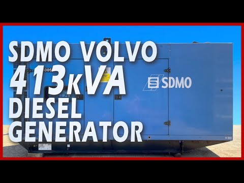 SDMO Volvo Diesel Generator 413kVA – XP40058 Test #sdmo  | #fgwilson Authorised Dealer