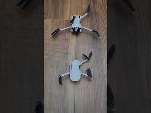DJI Mini 2 vs. DJI Mini 3 Pro Drone comparison 🔥😮 #dji #drone #shorts #viral