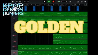 Download lagu “Golden” | KPop Demon Hunters on iPad(GarageBand)//ガレージバンド mp3