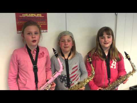 Säffle Musikskola presenterar instrumentet saxofon.