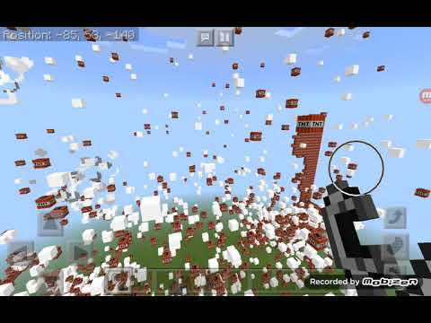 Die fetteste Explosion in minecraft