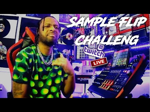 Sample Flip Challenge 1HR To Make a Beat  - Akai MPC X Beat Making - LIVE STREAM 10/5/22